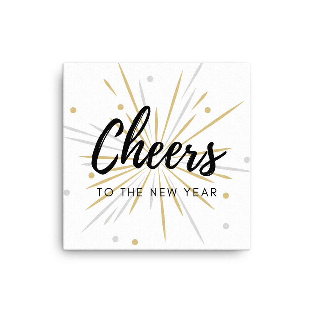 Cheers To the New Year Canvas